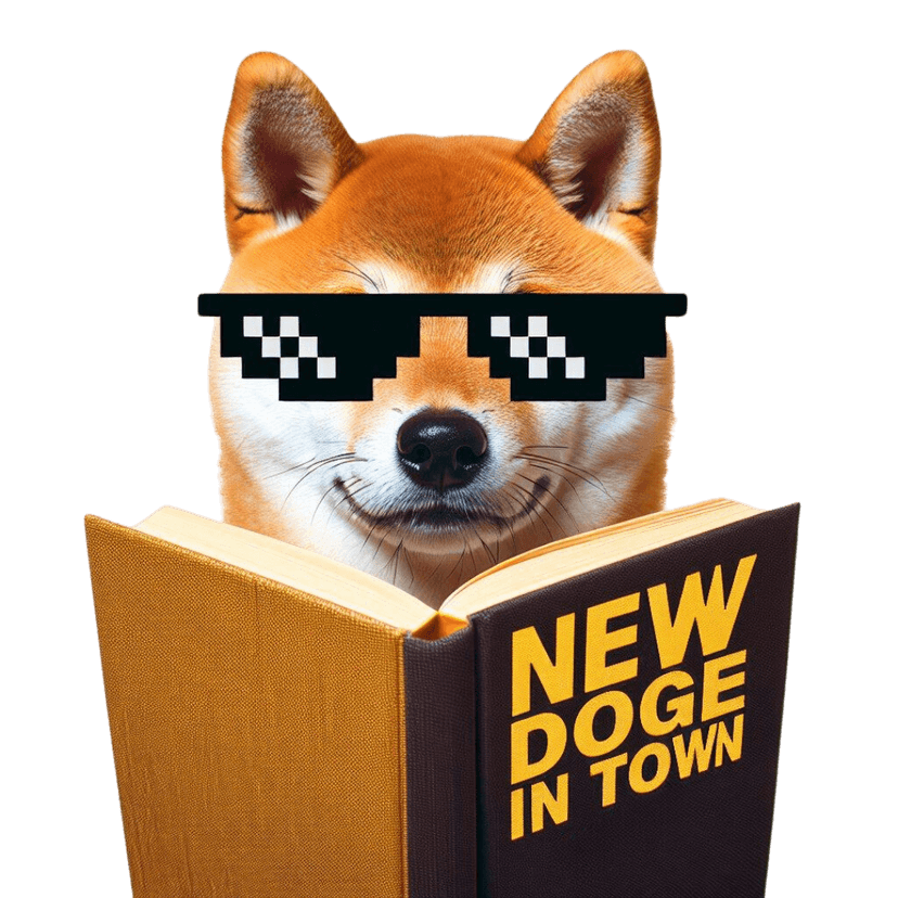 Doge in Glasses Logo